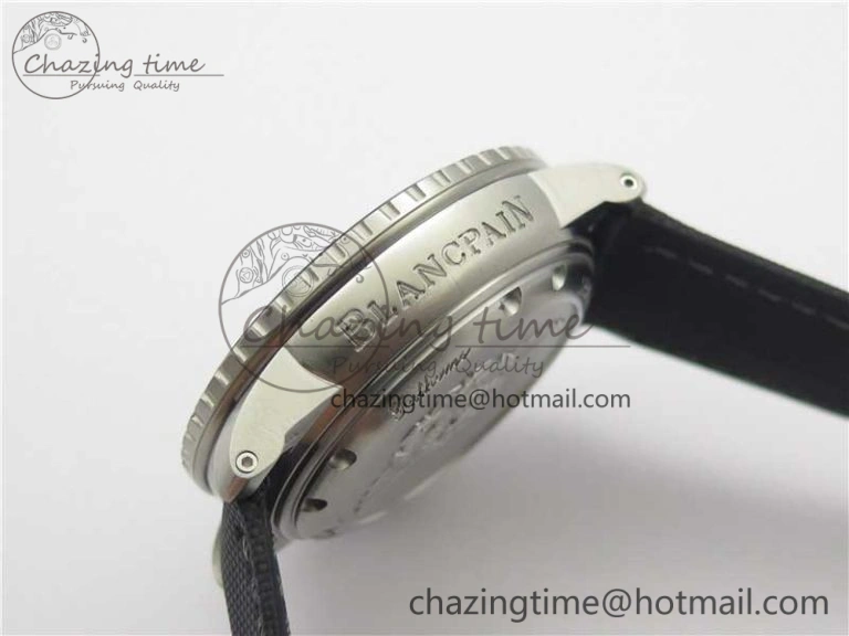 Fifty Fathoms “Nageurs de Combat” ZF 1:1 Best Edition Black ‘7’ Dial on Black Sail-canvas Strap A HighPerformance 5272