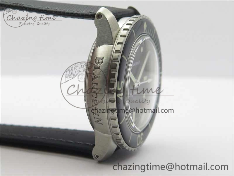 Fifty Fathoms “Nageurs de Combat” ZF 1:1 Best Edition Black ‘7’ Dial on Black Sail-canvas Strap A HighPerformance 5272