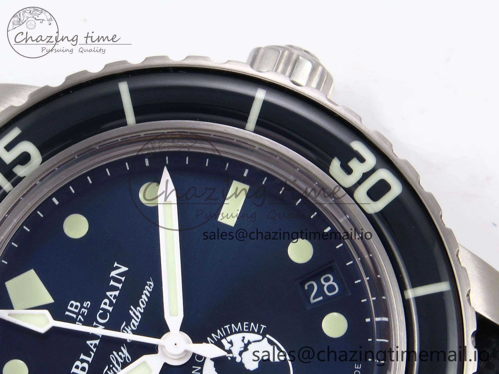 ZipUp Fifty Fathoms Ocean Commitment III ZF 1:1 Best Edition on Sail-canvas Strap A 5263