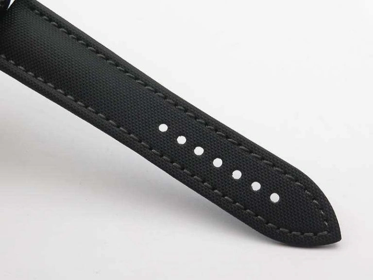 Sophisticated Fifty Fathoms PVD Dark Knight ZF 1:1 Best Edition Black Dial On Sail-canvas Strap A 5309
