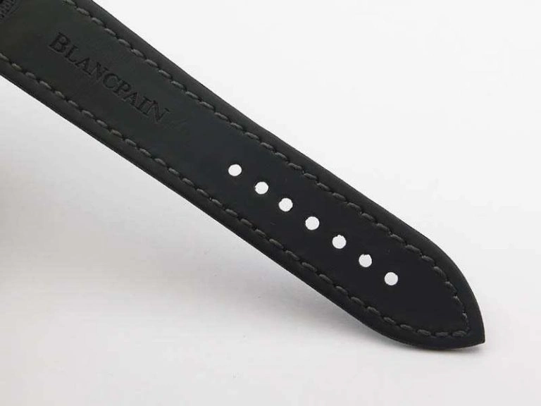 Sophisticated Fifty Fathoms PVD Dark Knight ZF 1:1 Best Edition Black Dial On Sail-canvas Strap A 5309