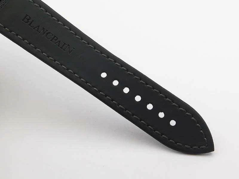 Sophisticated Fifty Fathoms PVD Dark Knight ZF 1:1 Best Edition Black Dial On Sail-canvas Strap A 5309