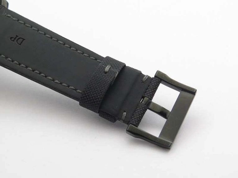 Sophisticated Fifty Fathoms PVD Dark Knight ZF 1:1 Best Edition Black Dial On Sail-canvas Strap A 5309