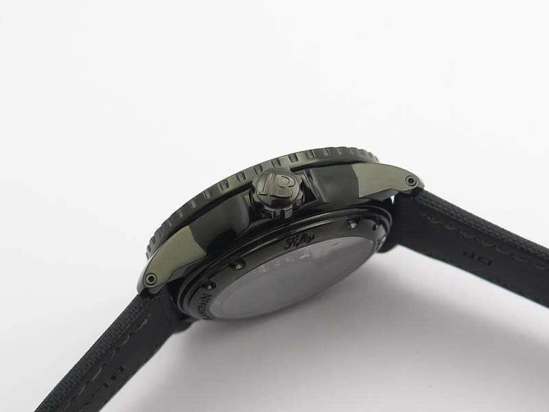 Sophisticated Fifty Fathoms PVD Dark Knight ZF 1:1 Best Edition Black Dial On Sail-canvas Strap A 5309