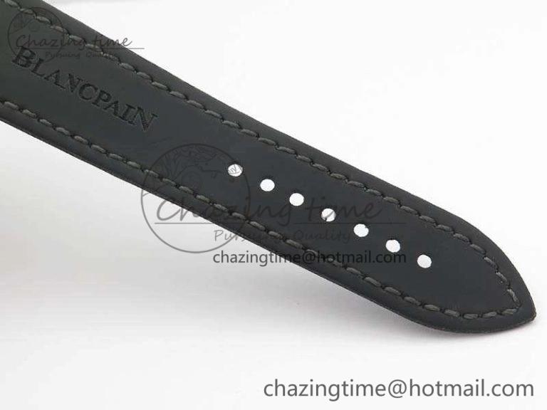 ZipUp Fifty Fathoms RG Black ZF 1:1 Best Edition Black Dial On Sail-Canvas Strap A2836 (Free Extra Strap) 5307