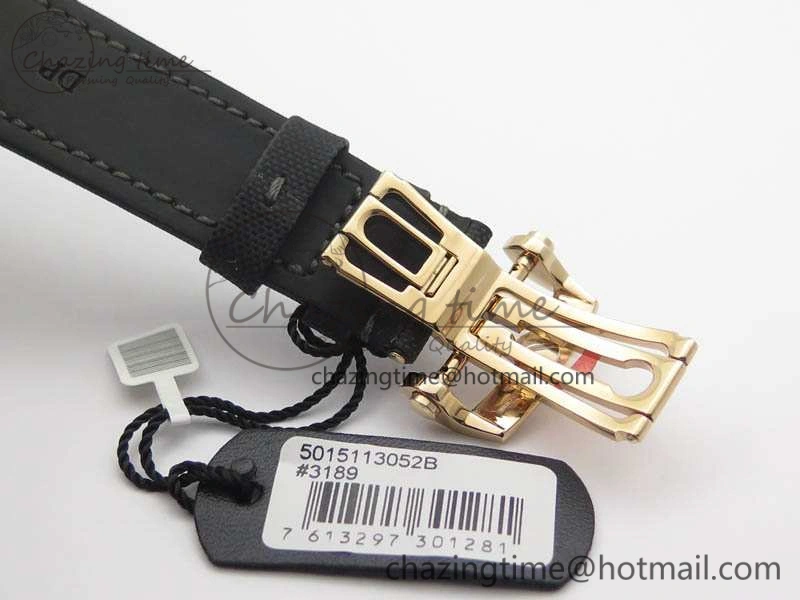 ZipUp Fifty Fathoms RG Black ZF 1:1 Best Edition Black Dial On Sail-Canvas Strap A2836 (Free Extra Strap) 5307