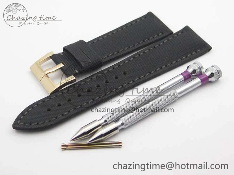 ZipUp Fifty Fathoms RG Black ZF 1:1 Best Edition Black Dial On Sail-Canvas Strap A2836 (Free Extra Strap) 5307
