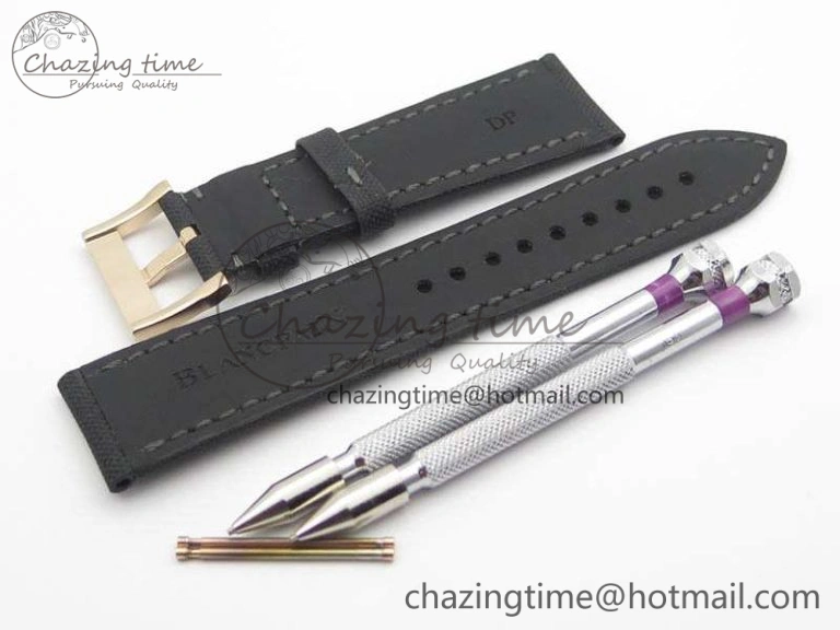 ZipUp Fifty Fathoms RG Black ZF 1:1 Best Edition Black Dial On Sail-Canvas Strap A2836 (Free Extra Strap) 5307