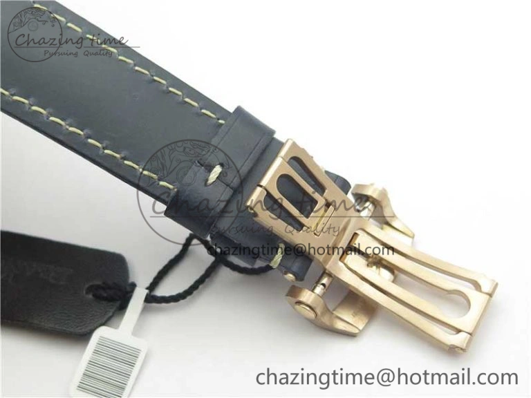 Fifty Fathoms RG  Blue ZF 1:1 Best Edition on Blue Leather Strap A Packable 5273