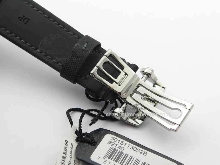 Refined Fifty Fathoms SS Black ZF 1:1 Best Edition Black Dial On Sail Canvas Strap A2836 (Free Extra Strap) 5311