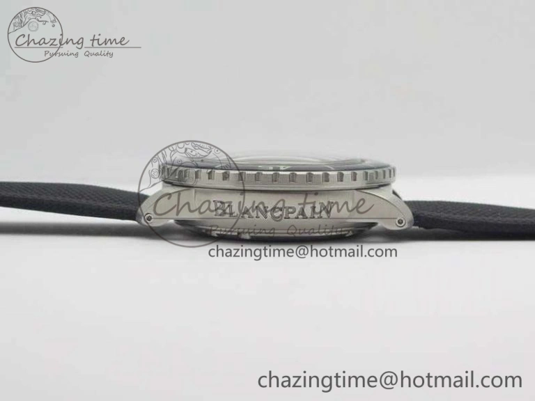 HighPerformance Fifty Fathoms SS Blue ZF 1:1 Best Edition Blue Dial On Sail Canvas Strap A2836 (Free Extra Strap) 5304