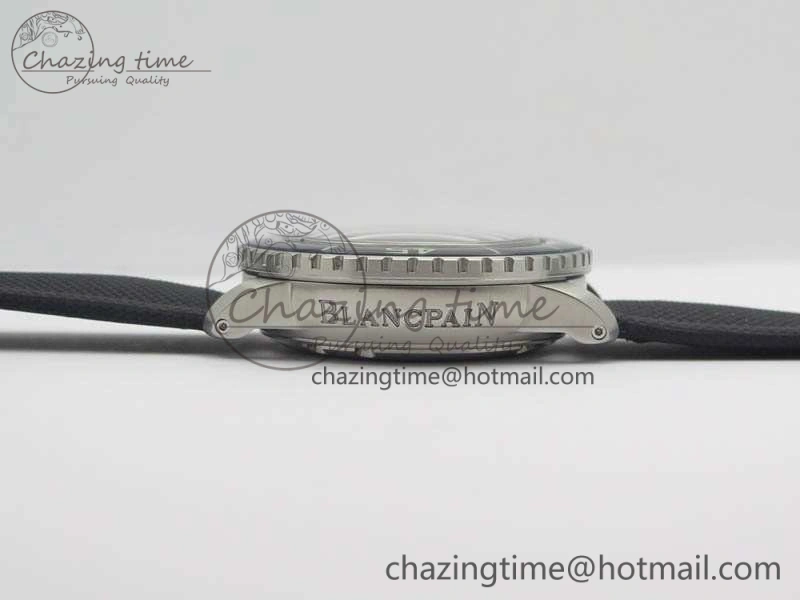 HighPerformance Fifty Fathoms SS Blue ZF 1:1 Best Edition Blue Dial On Sail Canvas Strap A2836 (Free Extra Strap) 5304