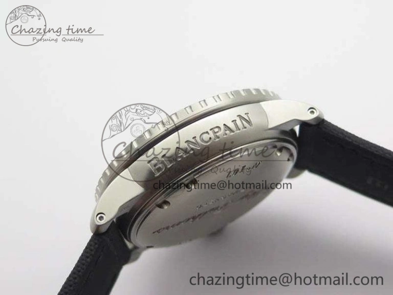 HighPerformance Fifty Fathoms SS Blue ZF 1:1 Best Edition Blue Dial On Sail Canvas Strap A2836 (Free Extra Strap) 5304