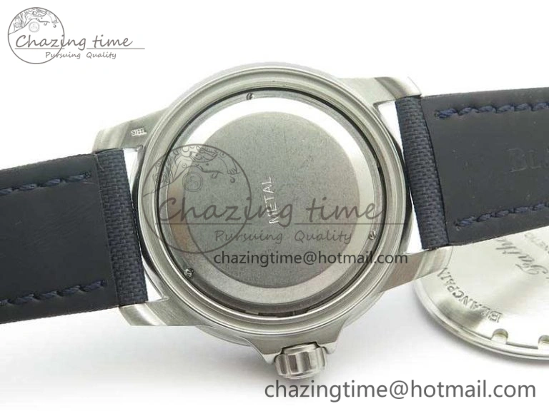 HighPerformance Fifty Fathoms SS Blue ZF 1:1 Best Edition Blue Dial On Sail Canvas Strap A2836 (Free Extra Strap) 5304
