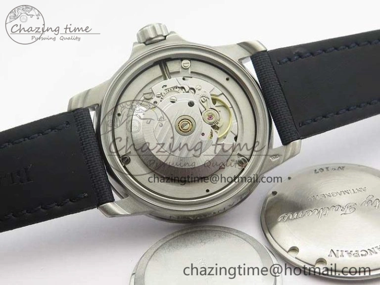 HighPerformance Fifty Fathoms SS Blue ZF 1:1 Best Edition Blue Dial On Sail Canvas Strap A2836 (Free Extra Strap) 5304