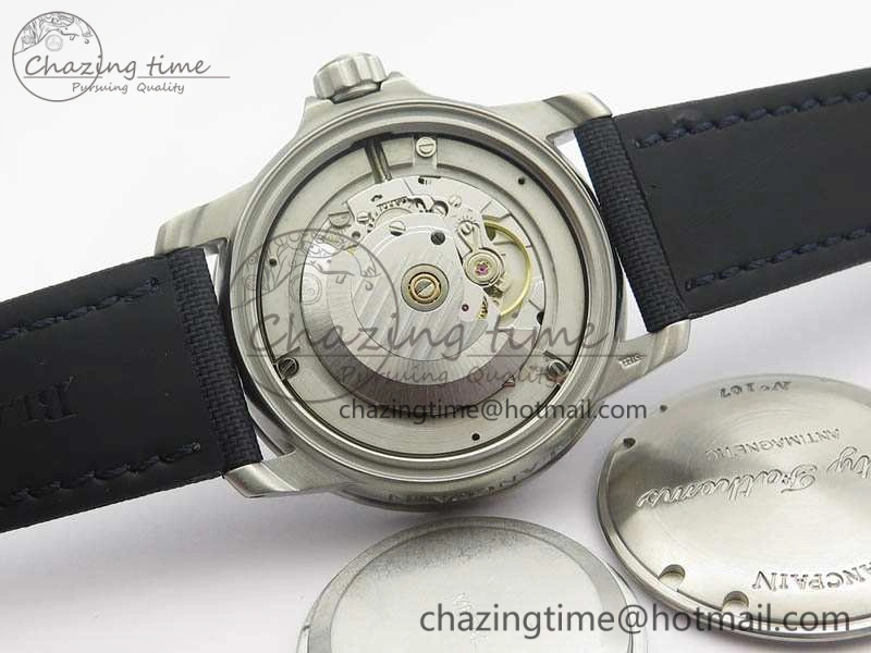 HighPerformance Fifty Fathoms SS Blue ZF 1:1 Best Edition Blue Dial On Sail Canvas Strap A2836 (Free Extra Strap) 5304