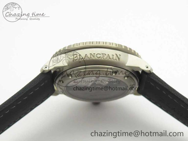 UrbanStyle Fifty Fathoms Ti Black ZF 1:1 Best Edition Black Dial on Sail-canvas Strap A1315 (Free Extra Strap) 5275