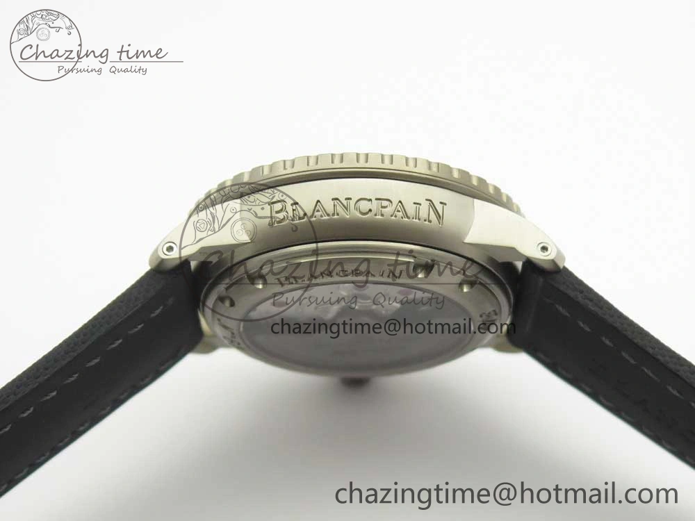 UrbanStyle Fifty Fathoms Ti Black ZF 1:1 Best Edition Black Dial on Sail-canvas Strap A1315 (Free Extra Strap) 5275