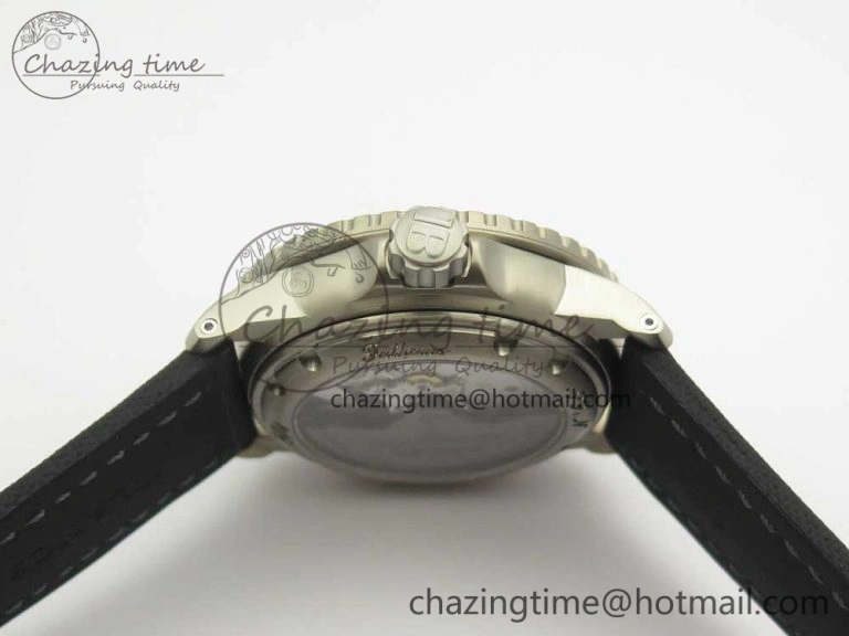 UrbanStyle Fifty Fathoms Ti Black ZF 1:1 Best Edition Black Dial on Sail-canvas Strap A1315 (Free Extra Strap) 5275