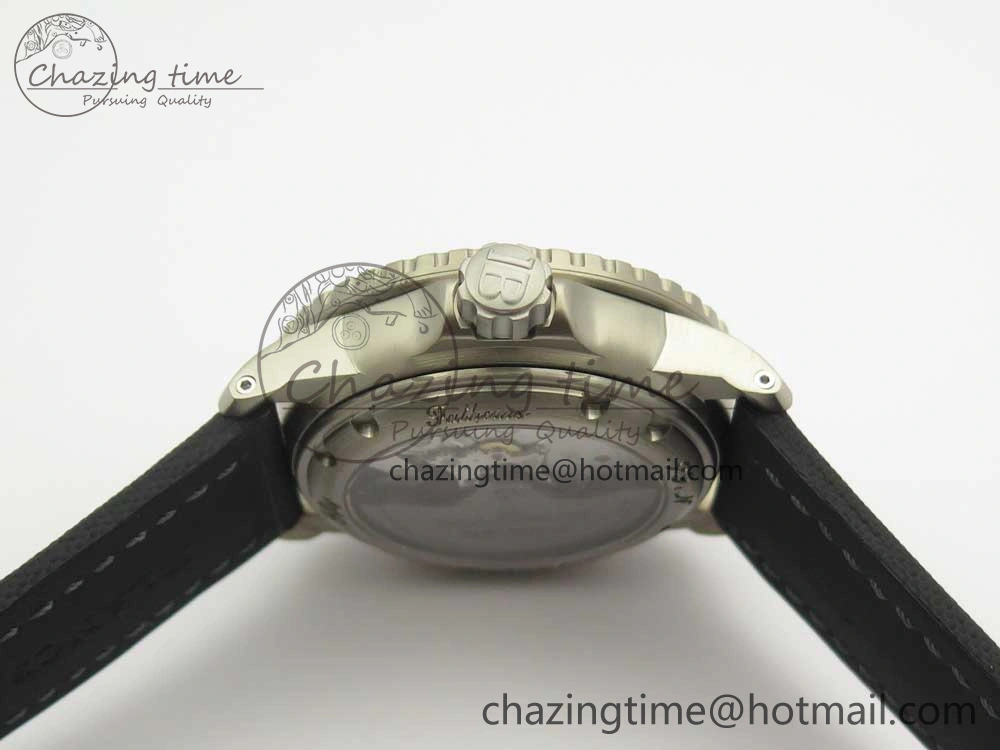 UrbanStyle Fifty Fathoms Ti Black ZF 1:1 Best Edition Black Dial on Sail-canvas Strap A1315 (Free Extra Strap) 5275