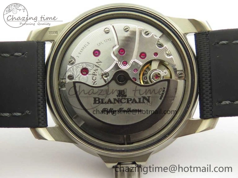UrbanStyle Fifty Fathoms Ti Black ZF 1:1 Best Edition Black Dial on Sail-canvas Strap A1315 (Free Extra Strap) 5275