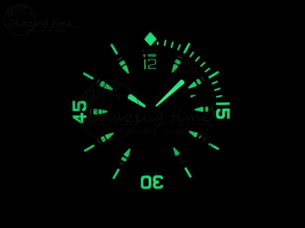 MultiPurpose Fifty Fathoms Titanium Big Date Black HGF Best Edition Black Dial on Sail-canvas Strap A6918B (Free Tool And Nylon Strap) 5285