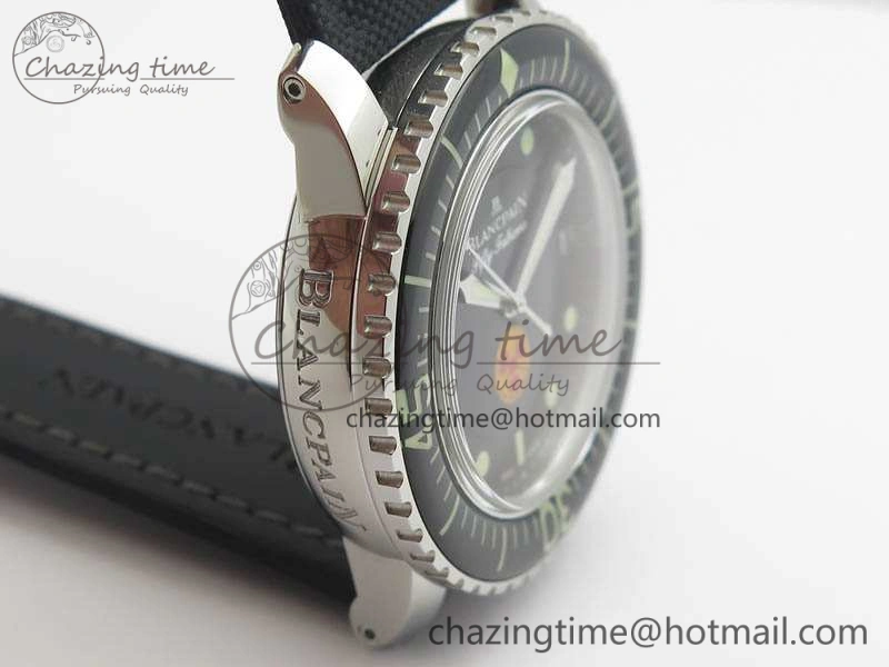 Fifty Fathoms ZF 1:1 Best Edition SS “No Radiation” Dial On Sail-Canvas Strap A Casual 5308