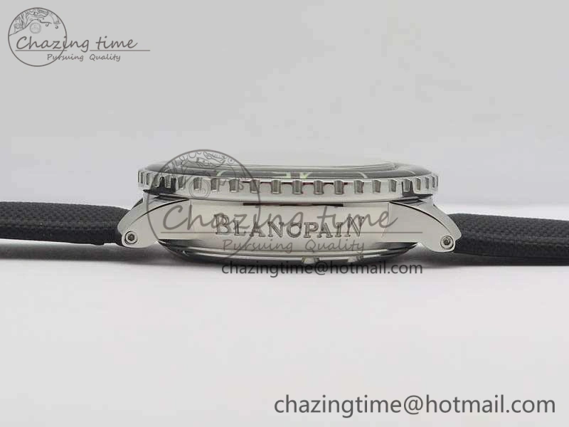 Fifty Fathoms ZF 1:1 Best Edition SS “No Radiation” Dial On Sail-Canvas Strap A Casual 5308