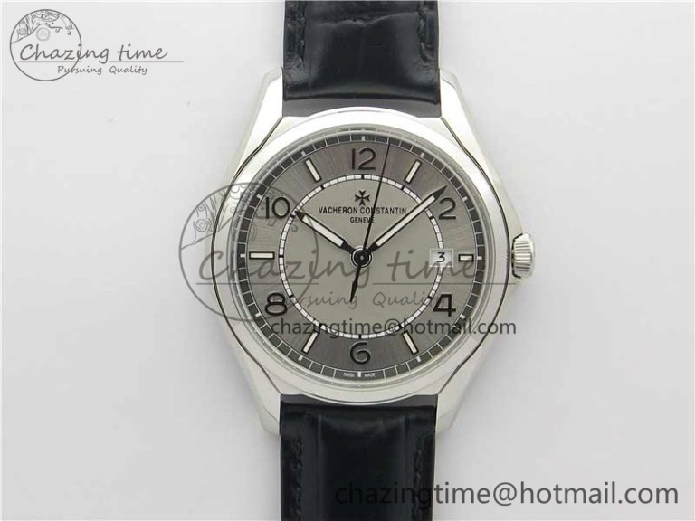 Fiftysix Complete Calendar SS 40mm ZF 1:1 Best Edition Blue Dial on Blue Leather Strap A Supportive 9918