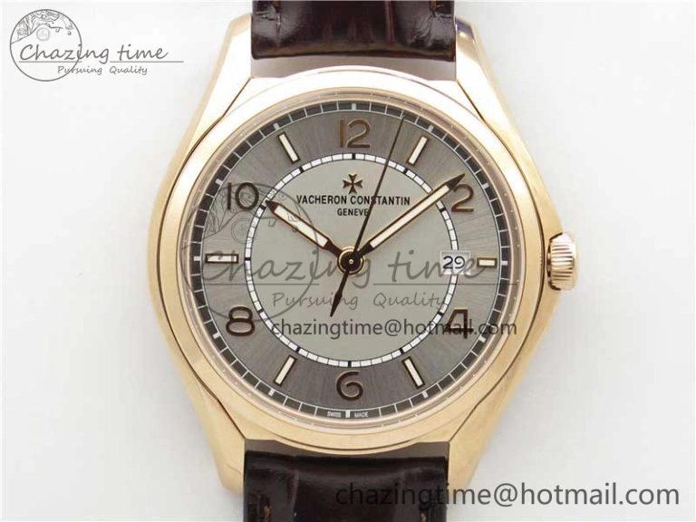 Lightweight Fiftysix RG 40mm ZF 1:1 Best Edition Brown Dial on Brown Leather Strap A 9925