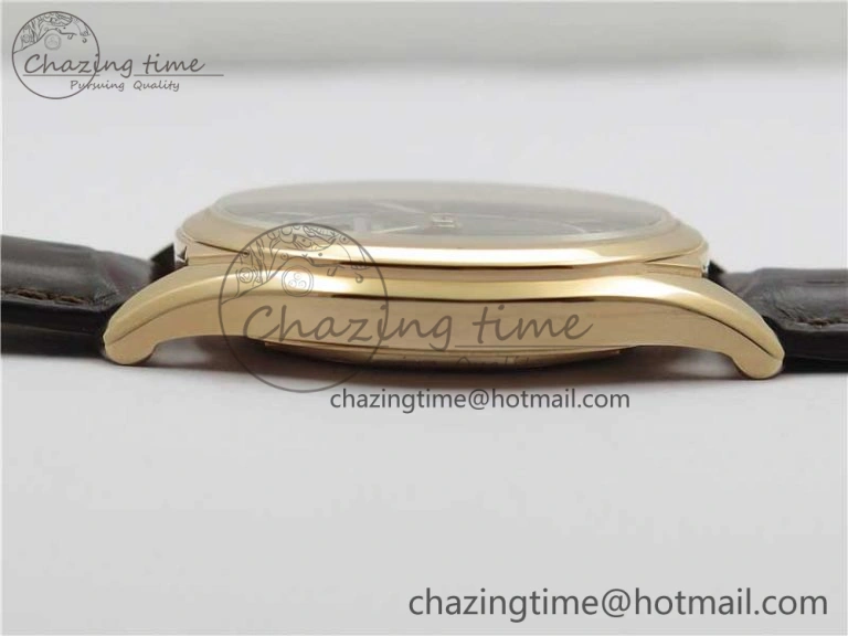 Lightweight Fiftysix RG 40mm ZF 1:1 Best Edition Brown Dial on Brown Leather Strap A 9925