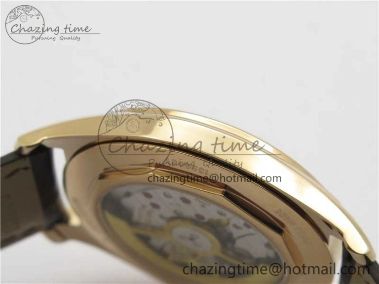 Lightweight Fiftysix RG 40mm ZF 1:1 Best Edition Brown Dial on Brown Leather Strap A 9925