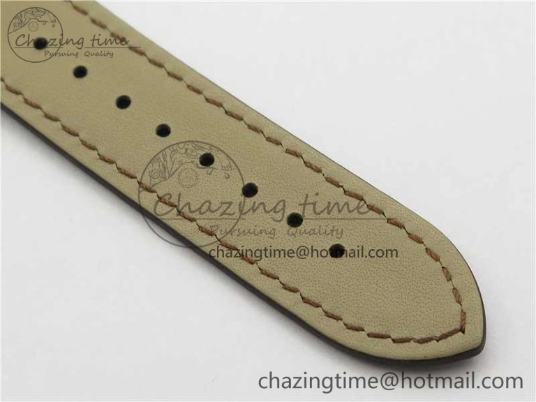 Lightweight Fiftysix RG 40mm ZF 1:1 Best Edition Brown Dial on Brown Leather Strap A 9925