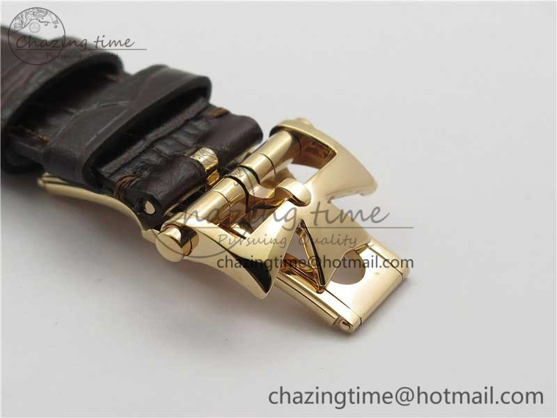 Lightweight Fiftysix RG 40mm ZF 1:1 Best Edition Brown Dial on Brown Leather Strap A 9925