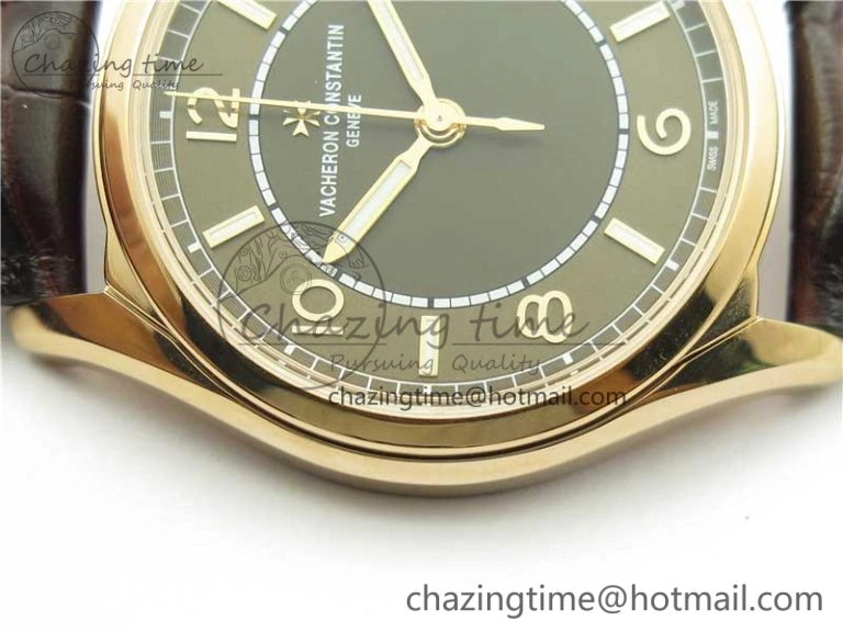 Lightweight Fiftysix RG 40mm ZF 1:1 Best Edition Brown Dial on Brown Leather Strap A 9925