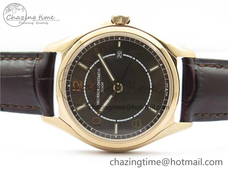 Lightweight Fiftysix RG 40mm ZF 1:1 Best Edition Brown Dial on Brown Leather Strap A 9925