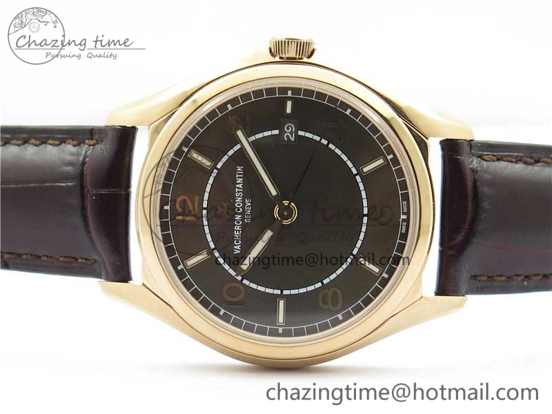 Lightweight Fiftysix RG 40mm ZF 1:1 Best Edition Brown Dial on Brown Leather Strap A 9925