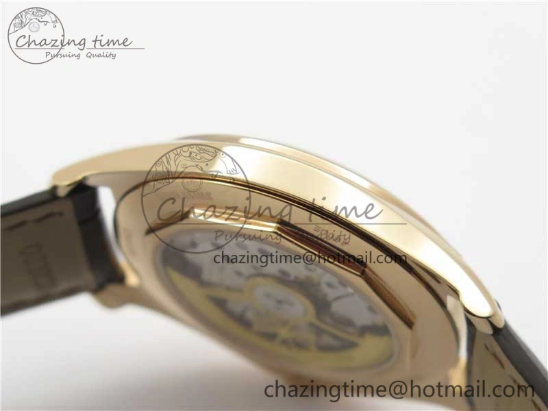 Fiftysix RG 40mm ZF 1:1 Best Edition Silver Dial on Brown Leather Strap A Modern 9928