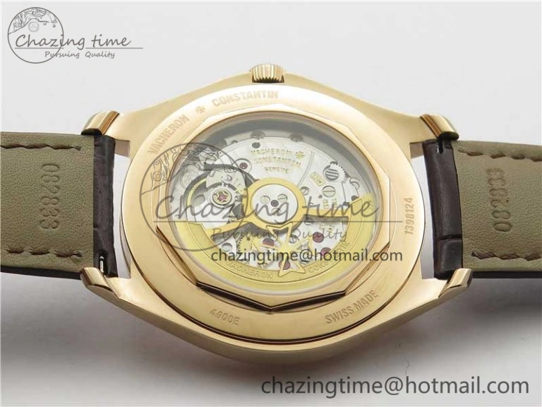 Fiftysix RG 40mm ZF 1:1 Best Edition Silver Dial on Brown Leather Strap A Modern 9928