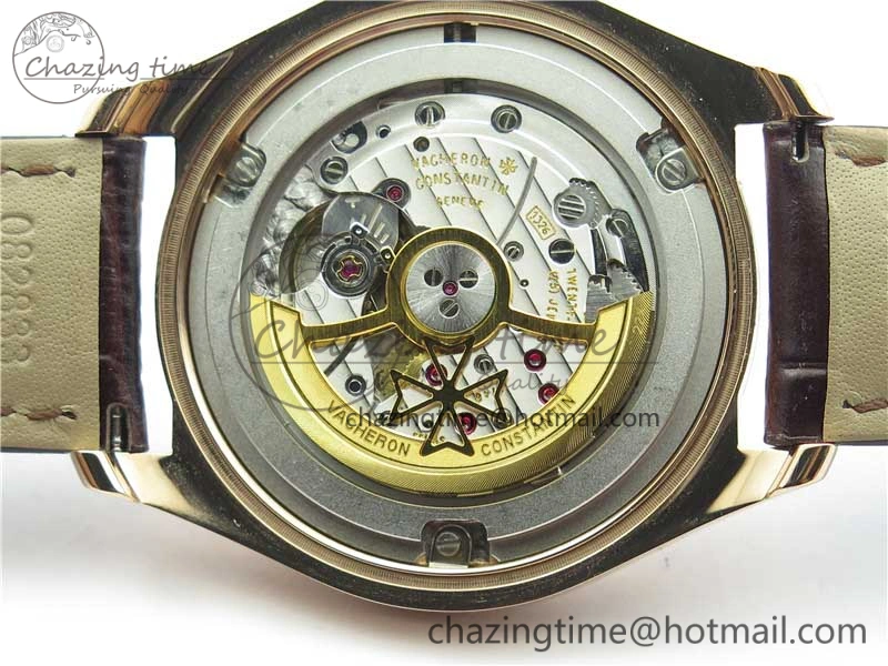 Fiftysix RG 40mm ZF 1:1 Best Edition Silver Dial on Brown Leather Strap A Modern 9928