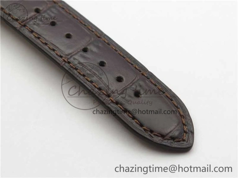 Fiftysix RG 40mm ZF 1:1 Best Edition Silver Dial on Brown Leather Strap A Modern 9928