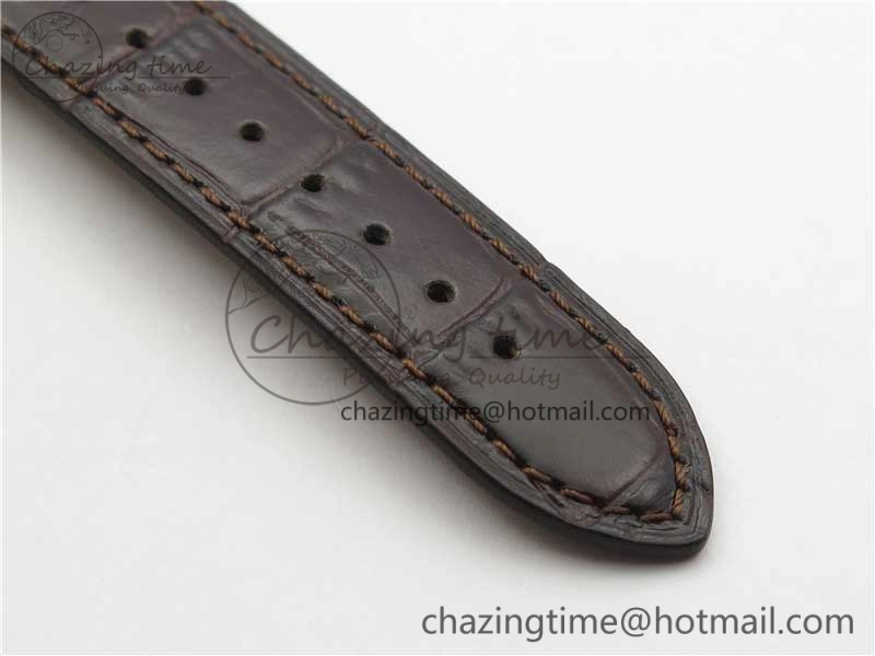 Fiftysix RG 40mm ZF 1:1 Best Edition Silver Dial on Brown Leather Strap A Modern 9928