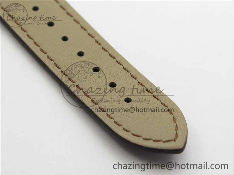 Fiftysix RG 40mm ZF 1:1 Best Edition Silver Dial on Brown Leather Strap A Modern 9928