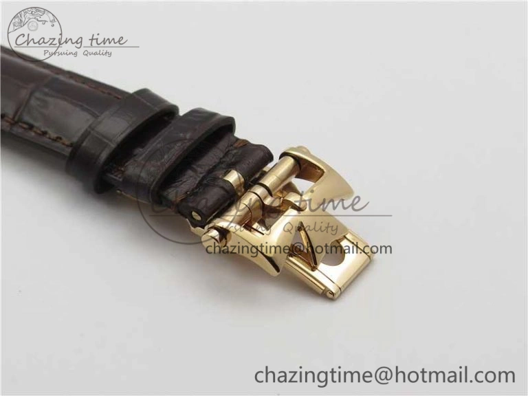 Fiftysix RG 40mm ZF 1:1 Best Edition Silver Dial on Brown Leather Strap A Modern 9928