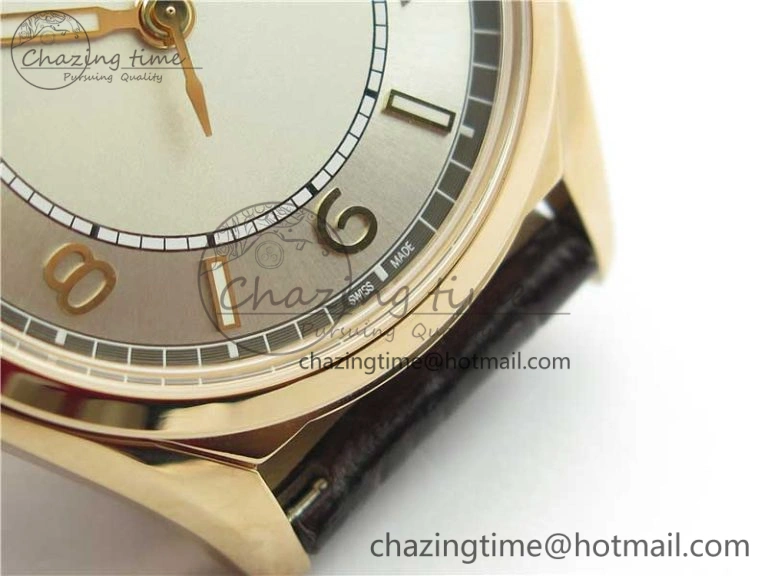 Fiftysix RG 40mm ZF 1:1 Best Edition Silver Dial on Brown Leather Strap A Modern 9928