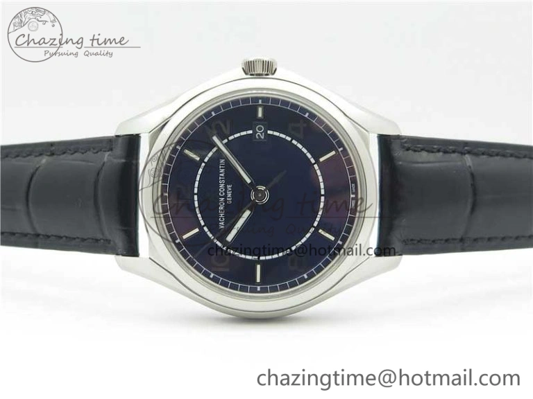 Fiftysix SS 40mm ZF 1:1 Best Edition Blue Dial on Black Leather Strap A StreetReady 9927