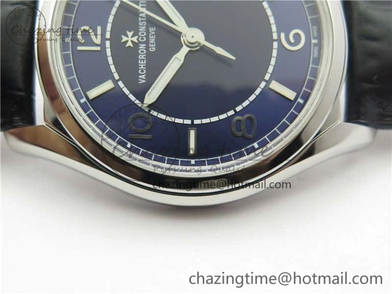 Fiftysix SS 40mm ZF 1:1 Best Edition Blue Dial on Black Leather Strap A StreetReady 9927