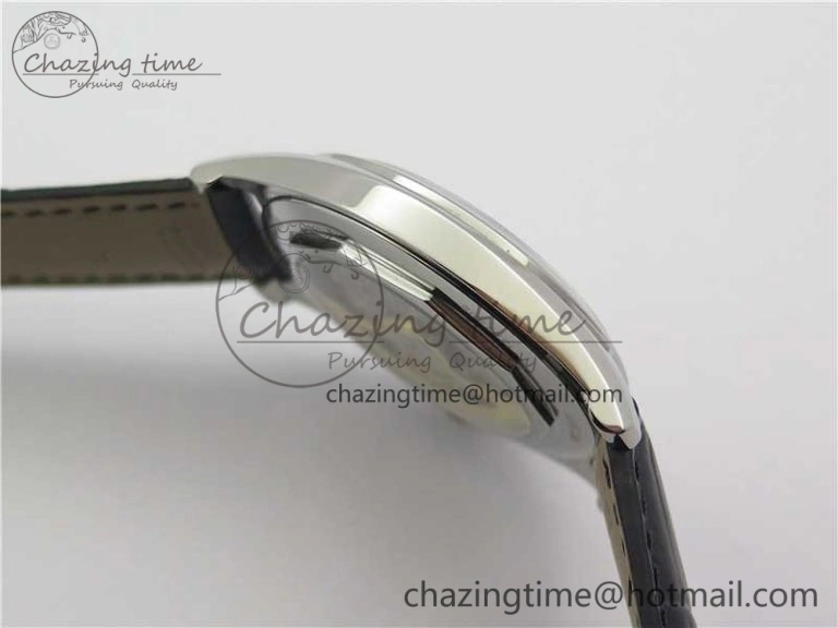Fiftysix SS 40mm ZF 1:1 Best Edition Silver Dial on Black Leather Strap A Practical 9930