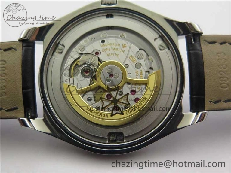 Fiftysix SS 40mm ZF 1:1 Best Edition Silver Dial on Black Leather Strap A Practical 9930