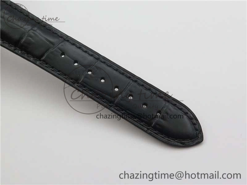 Fiftysix SS 40mm ZF 1:1 Best Edition Silver Dial on Black Leather Strap A Practical 9930